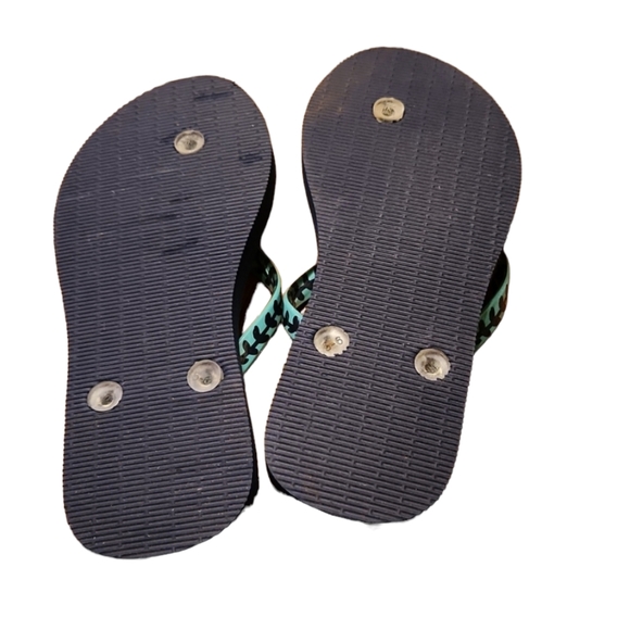 Vera Bradley Flip Flops Blue Island Medallion Size 5-6 - Picture 5 of 6